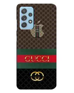 Чехол для Samsung Galaxy A23 с картинкой «Gucci — брендированный десерт»