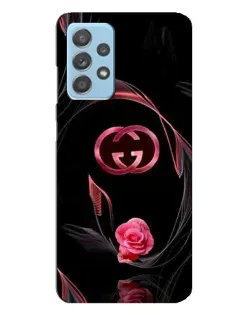 Чехол для Samsung Galaxy A23 с картинкой «Gucci — неоновая роза»