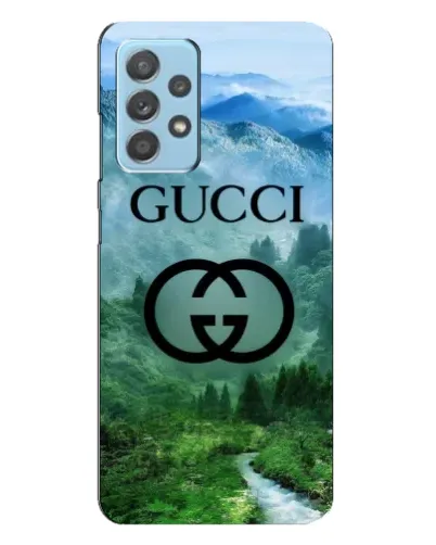 Чехол для Samsung Galaxy A23 с картинкой «Gucci — горный пейзаж»