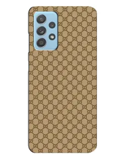 Чехол для Samsung Galaxy A23 с картинкой «Gucci — классический беж»