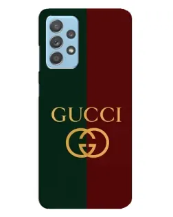 Чехол для Samsung Galaxy A23 с картинкой «Gucci — темно-зеленый градиент»