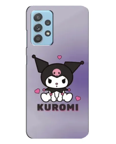 Чехол для Samsung Galaxy A23 с картинкой «Kuromi — фиолетовый арт»