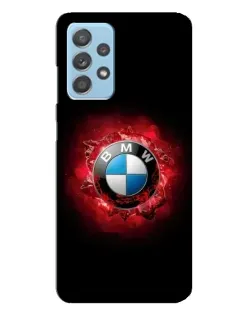 Чехол для Samsung Galaxy A23 с картинкой «Логотип BMW — вспышка»