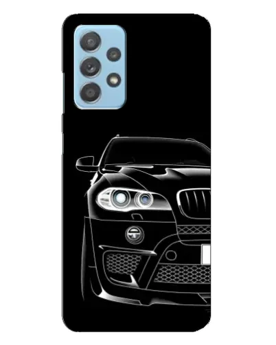 Чехол для Samsung Galaxy A23 с картинкой «Темный силуэт BMW»