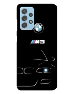 Чехол для Samsung Galaxy A23 с картинкой «Минималистичный принт BMW M3»