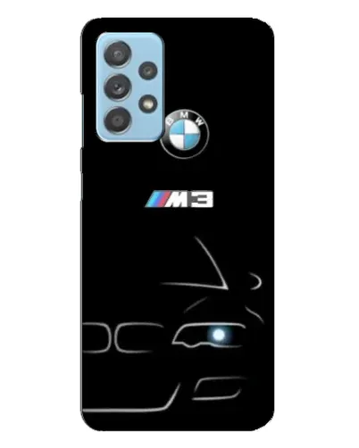 Чехол для Samsung Galaxy A23 с картинкой «Минималистичный принт BMW M3»