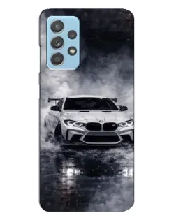 Чехол для Samsung Galaxy A23 с картинкой «BMW сквозь туман»