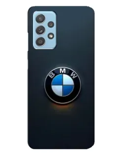 Чехол для Samsung Galaxy A23 с картинкой «Логотип BMW — минимализм»