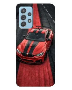 Чехол для Samsung Galaxy A23 с картинкой «BMW на красной дорожке»