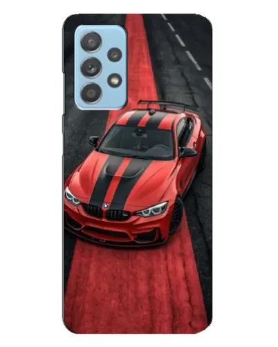 Чехол для Samsung Galaxy A23 с картинкой «BMW на красной дорожке»