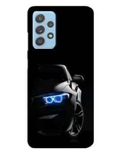 Чехол для Samsung Galaxy A23 с картинкой «BMW — ночной взгляд»