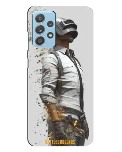Чохол для Samsung Galaxy A23 з картинкою «PUBG — боєць у пилу»