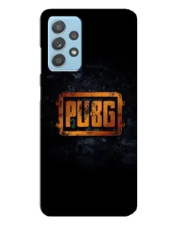Чохол для Samsung Galaxy A23 з картинкою «PUBG — золотий логотип»