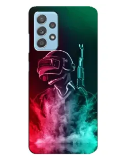 Чохол для Samsung Galaxy A23 з картинкою «PUBG — вогняний воїн»