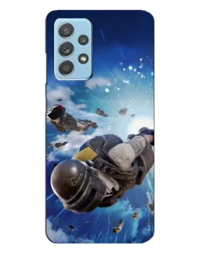 Чохол для Samsung Galaxy A23 з картинкою «Десант PUBG — стрибок»