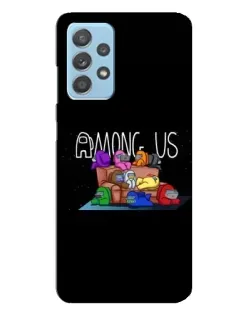 Чохол для Samsung Galaxy A23 з картинкою «Логотип Among Us»