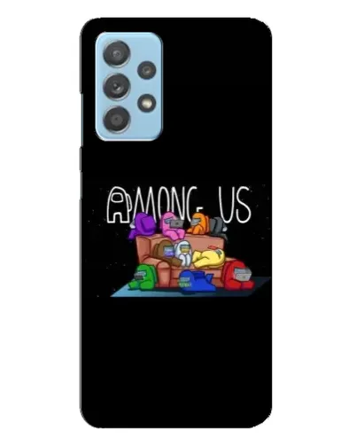 Чохол для Samsung Galaxy A23 з картинкою «Логотип Among Us»