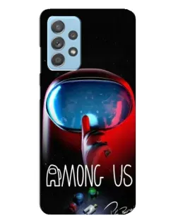 Чохол для Samsung Galaxy A23 з картинкою «Червоний імпостер — макро» Чохол для Samsung Galaxy A23 з картинкою «Червоний імпостер — макро»