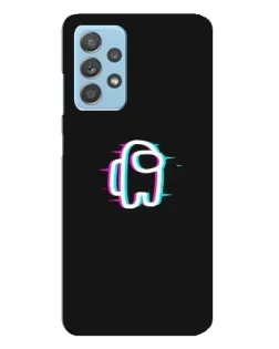 Чохол для Samsung Galaxy A23 з картинкою «Among Us неон»
