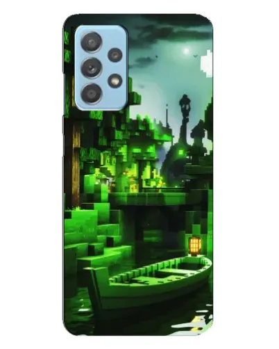 Чохол для Samsung Galaxy A23 з картинкою «Minecraft лісовий пейзаж»