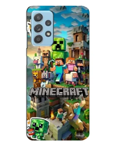 Чохол для Samsung Galaxy A23 з картинкою «Замок Minecraft»