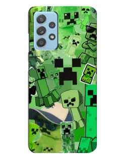 Чохол для Samsung Galaxy A23 з картинкою «Кріпери Minecraft» Чохол для Samsung Galaxy A23 з картинкою «Кріпери Minecraft»