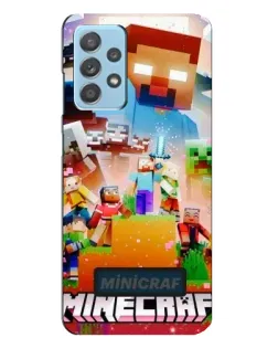 Чохол для Samsung Galaxy A23 з картинкою «Minecraft герої гри» Чохол для Samsung Galaxy A23 з картинкою «Minecraft герої гри»