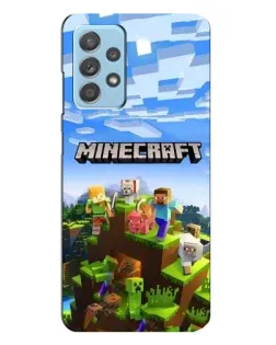 Чохол для Samsung Galaxy A23 з картинкою «Minecraft класичний світ»