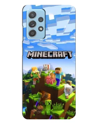 Чохол для Samsung Galaxy A23 з картинкою «Minecraft класичний світ»