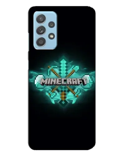 Чохол для Samsung Galaxy A23 з картинкою «Minecraft Diamond лого»