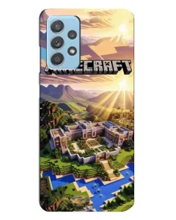 Чохол для Samsung Galaxy A23 з картинкою «Minecraft панорама»