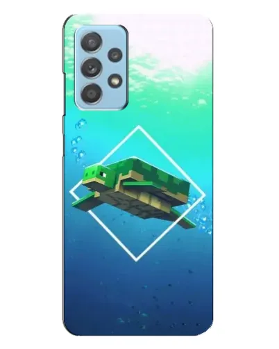 Чохол для Samsung Galaxy A23 з картинкою «Черепаха Minecraft»