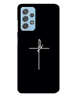 Чехол для Samsung Galaxy A23 с картинкой «Тонкий крест»