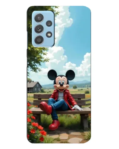 Чехол для Samsung Galaxy A23 с картинкой «Микки на скамейке» Чехол для Samsung Galaxy A23 с картинкой «Микки на скамейке»