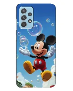 Чехол для Samsung Galaxy A23 с картинкой «Mickey и мыльные пузыри» Чехол для Samsung Galaxy A23 с картинкой «Mickey и мыльные пузыри»