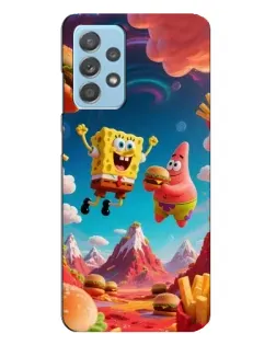 Чехол для Samsung Galaxy A23 с картинкой «Космический фастфуд» Чехол для Samsung Galaxy A23 с картинкой «Космический фастфуд»