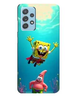 Чохол для Samsung Galaxy A23 з картинкою «Спанч Боб під водою»