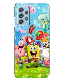 Чохол для Samsung Galaxy A23 з картинкою «Губка Боб та друзі»