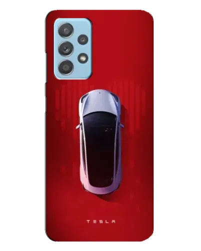 Чехол для Samsung Galaxy A23 с картинкой «Tesla Top View»