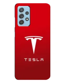 Чехол для Samsung Galaxy A23 с картинкой «Tesla Red Classic»