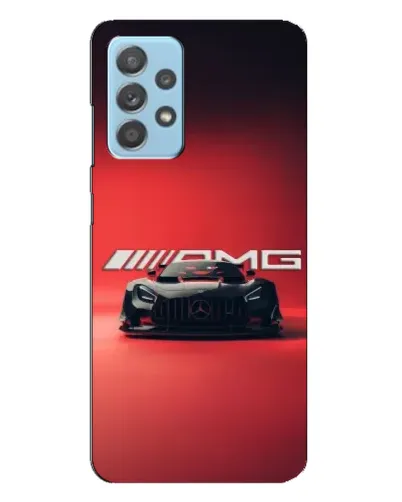 Чехол для Samsung Galaxy A23 с картинкой «Mercedes AMG — красная линия»