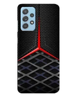 Чехол для Samsung Galaxy A23 с картинкой «Mercedes Carbon Grid»