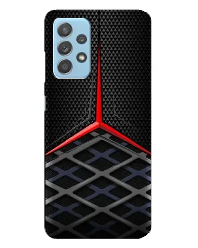 Чехол для Samsung Galaxy A23 с картинкой «Mercedes Carbon Grid»