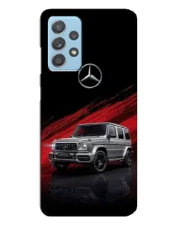 Чехол для Samsung Galaxy A23 с картинкой «Mercedes G-Class красный»