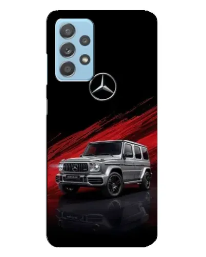 Чехол для Samsung Galaxy A23 с картинкой «Mercedes G-Class красный»