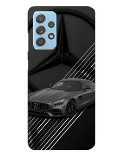 Чехол для Samsung Galaxy A23 с картинкой «Mercedes AMG — графика»