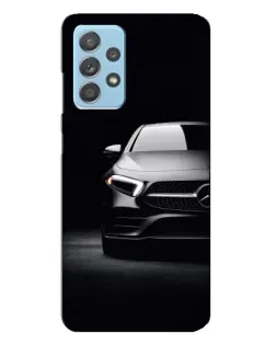 Чехол для Samsung Galaxy A23 с картинкой «Свет фар Mercedes»