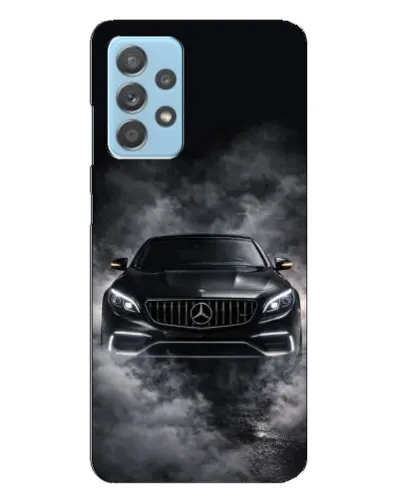 Чехол для Samsung Galaxy A23 с картинкой «Mercedes в дыму»