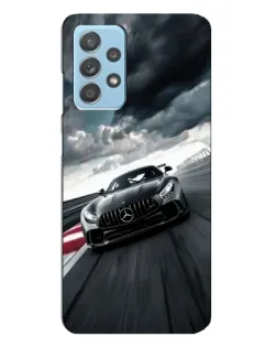 Чехол для Samsung Galaxy A23 с картинкой «Гоночный Mercedes AMG»
