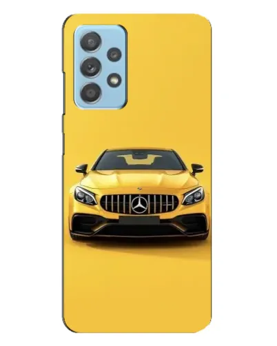 Чехол для Samsung Galaxy A23 с картинкой «Желтый Mercedes GT»